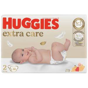 Scutece Huggies, Elite Soft Mega, Marimea 2, 82 buc, 4-6 kg imagine