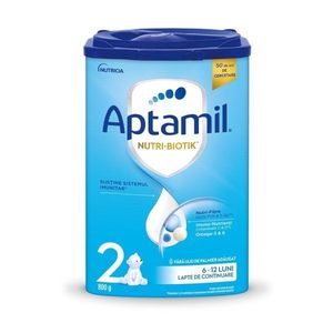 Lapte praf Aptamil Nutri-Biotik 2, 800 g, 6-12 luni imagine