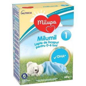 Lapte praf Milupa Milumil 1, 600 g, de la 0-6 luni imagine