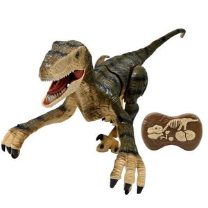 Dinozaur cu telecomanda si efecte de sunet realiste, Lexibook, Velociraptor imagine