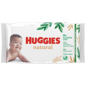 Servetele umede, Huggies, Natural Biodegradabile, 48 bucati imagine