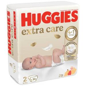 Scutece Huggies, Extra Care Convi, Nr 2, 3-6 kg, 24 buc imagine