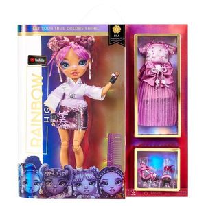 Papusa Rainbow High Fashion Doll, S4, Lila Yamamoto, 578338 imagine