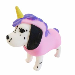 Mini figurina, Dress Your Puppy, Dalmatian in costum de unicorn, S1 imagine