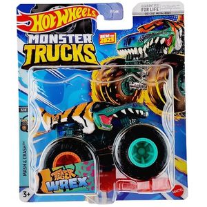 Masinuta Hot Wheels Monster Truck, Tiger Wrex, HLT06 imagine