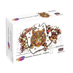 Puzzle din lemn - Tigru, Multicolor | Eureka imagine