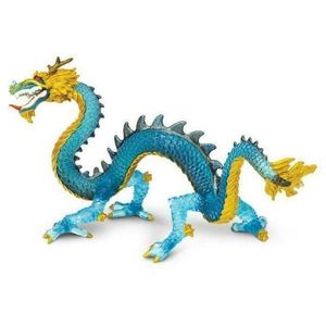 Figurina - Dragon Albastru Cristal | Safari imagine