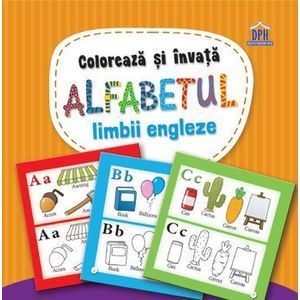 Coloreaza si invata alfabetul limbii engleze - *** imagine