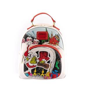 Dr. Seuss The Grinch Chimney Thief Mini Backpack imagine