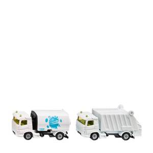 Municipal Set Road Sweeper and Garbage Truck imagine