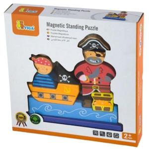 Puzzle 3D magnetic, Pirat - Magnetic standing puzzle imagine