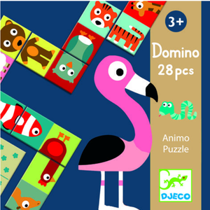 Joc Domino - Animo Puzzle | Djeco imagine