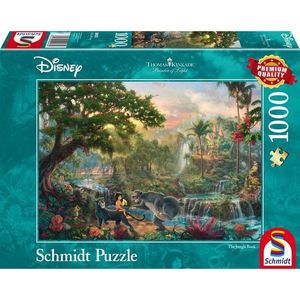 Puzzle 1000 piese - Thomas Kinkade - The Jungle Book | Schmidt imagine