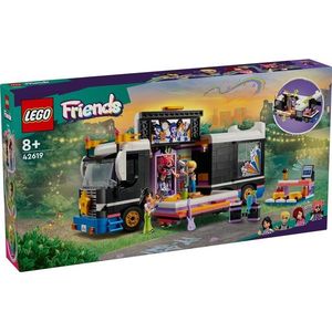 LEGO Friends - Autocar de turneu pentru staruri pop (42619) | LEGO imagine