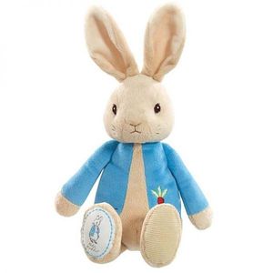 Jucarie bebe de plus Peter Rabbit, Albastru, 26 cm imagine