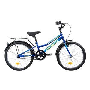 Bicicleta Colinelli COL01, 20 inch, 1 Viteze, Cadru Otel, Frane V-Brake, Albastru imagine