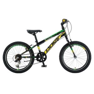 Bicicleta Polar, Sonic, 20 inch, Negru Verde imagine