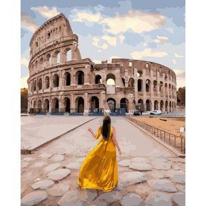 Set Pictura pe numere, Acuarello, Vacanta la Roma imagine