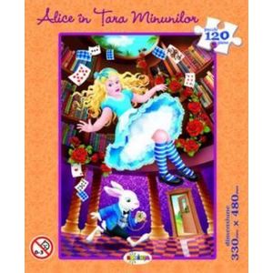 Alice in Tara Minunilor. Puzzle 120 piese - *** imagine