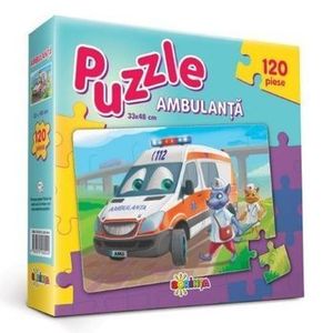 Puzzle Ambulanta (120 piese) - *** imagine
