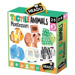 Puzzle educativ - Montessori Tactile Animals | Headu imagine