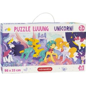 Puzzle luuung - Unicorni, 40 piese | Mimorello imagine