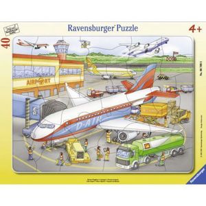 Puzzle mic aeroport, 40 piese imagine