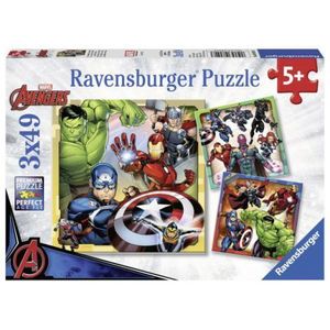 Puzzle marvel avengers 3x49 piese imagine