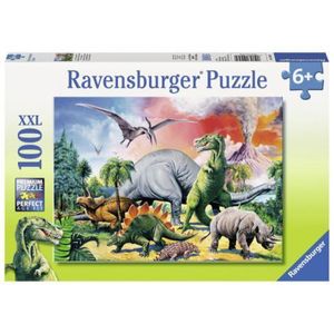 Puzzle Printre Dinozauri, 100 piese imagine