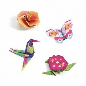 Origami Djeco, animale si flori exotice imagine