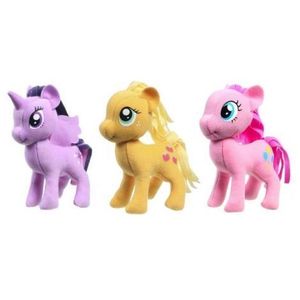 Set 3 jucarii din plus My Little Pony (Twilight, Applejack, Pinkie Pie), 13 cm imagine