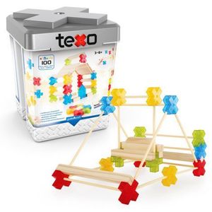 Texo, set de constructie cu 100 piese, Guidecraft imagine