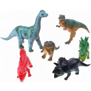Set 6 figurine din cauciuc - Dinozauri imagine