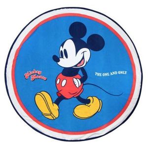 Prosop rotund pentru plaja, Mickey Mouse, 140 cm imagine