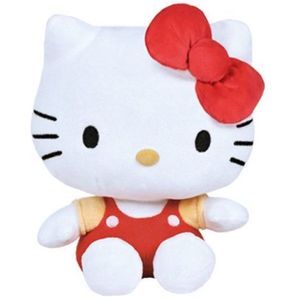 Jucarie din plus Hello Kitty Icon, Rosu, 22 cm imagine