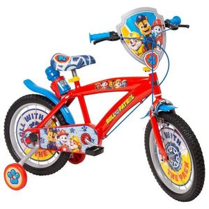 Bicicleta copii, Toimsa, Paw Patrol, 16 inch, Rosu imagine