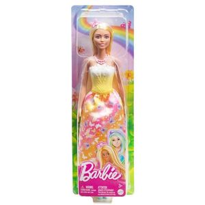 Papusa cu par blond, Barbie Royals Princess, HRR09 imagine