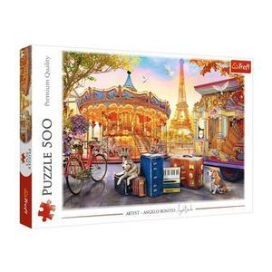 Puzzle Trefl - Sarbatoare in Paris, 500 piese imagine