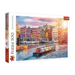 Puzzle Trefl - Amsterdam, 500 piese imagine