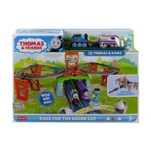 Set de joaca motorizat Thomas & Friends - Cursa Sodor imagine