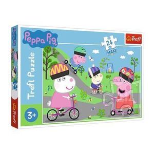 Puzzle Trefl Purcelusa Peppa Pig, 24 piese imagine