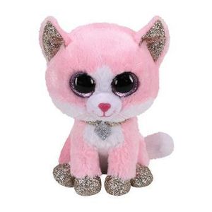 Pisica roz - plus Ty, 24 cm imagine