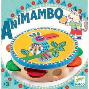 Tamburina lemn - Animambo imagine