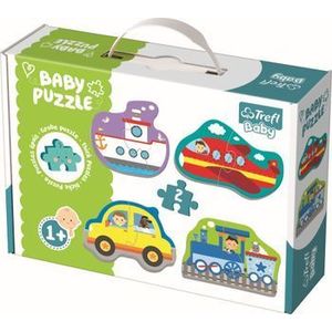 Puzzle baby - Vehicule pentru transport, 8 piese imagine