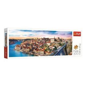 Puzzle Trefl porto panorama Portugalia, 500 piese imagine
