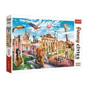 Puzzle Orase Amuzante: Roma salbatica, 1000 piese imagine