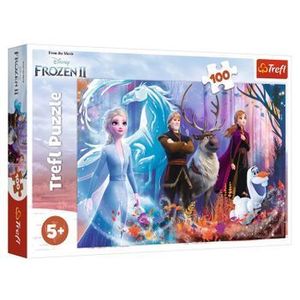 Puzzle Trefl Frozen 2 lumea magica, 100 piese imagine
