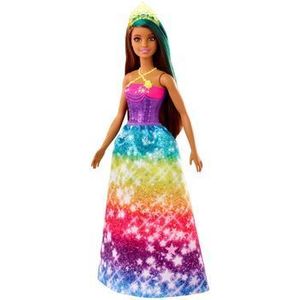 Papusa Barbie Dreamtopia - Printesa cu coronita galbena imagine