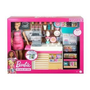 Set de joaca Barbie You Can Be - Cafenea cu 20 de accesorii imagine