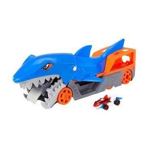 Set de joaca Hot Wheels - Transportator rechin cu masinuta inclusa imagine